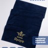 Полотенце махровое "князь Прохор" 70х140 см синее - Полотенце махровое "князь Прохор" 70х140 см синее