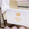 Полотенце махровое с именем Лиана 70х140 см белое - Полотенце махровое с именем Лиана 70х140 см белое