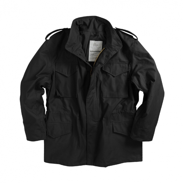 Куртка Alpha Industries M-65 (black) Материал: 50% нейлон, 50% хлопок;

Температурный режим: от +15 °С до -10°С (с учетом подстежки);


Цвет: черный;

Производитель: Alpha Industries (США).