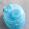 Складная силиконовая бутылка с карабином 500 мл. - Складная силиконовая бутылка с карабином 500 мл.