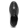 Ботинки черные кожаные со шнуровкой - Ботинки черные кожаные со шнуровкой