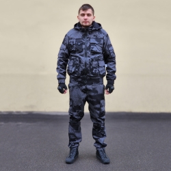 Камуфляжный костюм на флисе, рип-стоп