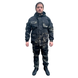 Камуфляжный костюм на флисе, рип-стоп