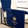 Полотенце махровое с именем Архип 70х140 см синее - Полотенце махровое с именем Архип 70х140 см синее