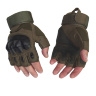 Перчатки беспалые с защитой (хаки) - Перчатки беспалые с защитой (хаки)