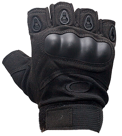 Беспалые штурмовые перчатки (черные) 