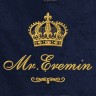 Полотенце 70х140 с фамилией Еремин (синее) - Полотенце 70х140 с фамилией Еремин (синее)