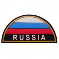 Нашивка полукруг флаг Россия